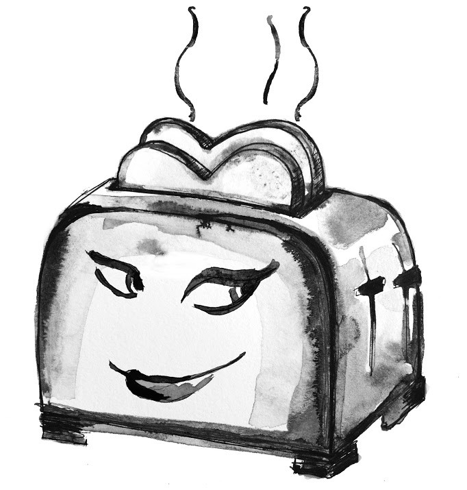 cute toaster clipart